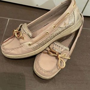 Sorry boat shoes with sparkly thread!